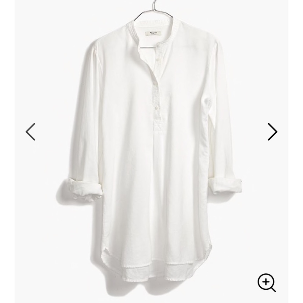 Madewell Wellspring Tunic Popover Shirt